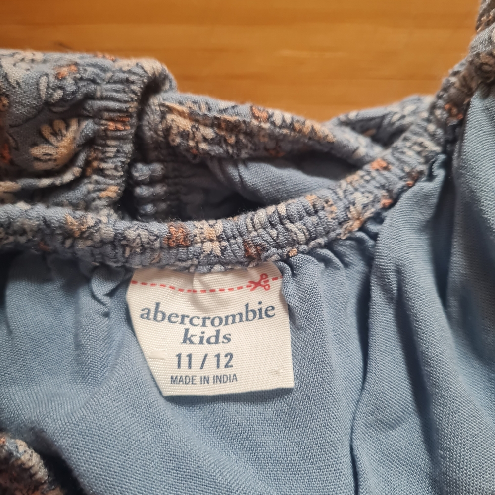 Abercrombie Kids Blue Floral Dress